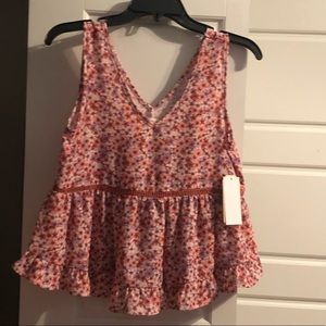 Floral tank top